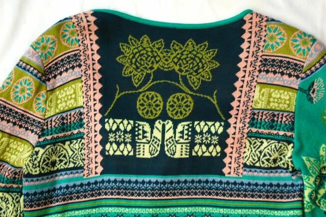 KOOI Knitwear Nowy długi kardigan sweter damski 38 M bawełna