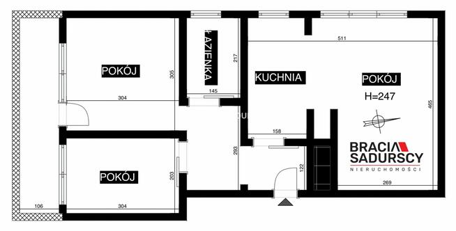 Mieszkanie Kraków Bronowice, Lucjana Rydla