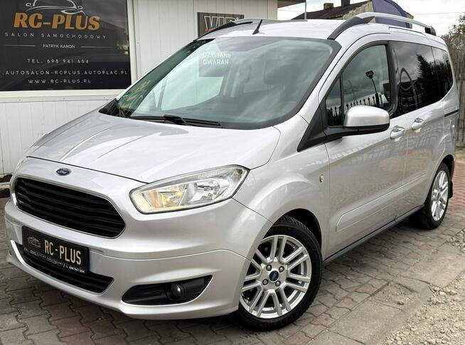 Ford Tourneo Courier TITANIUM 100ps*Bezwypadkowy-ORYGINAŁ*Klimatronik*PDC*Po-Serwisie*IDEAŁ