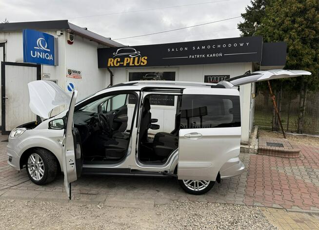 Ford Tourneo Courier TITANIUM 100ps*Bezwypadkowy-ORYGINAŁ*Klimatronik*PDC*Po-Serwisie*IDEAŁ