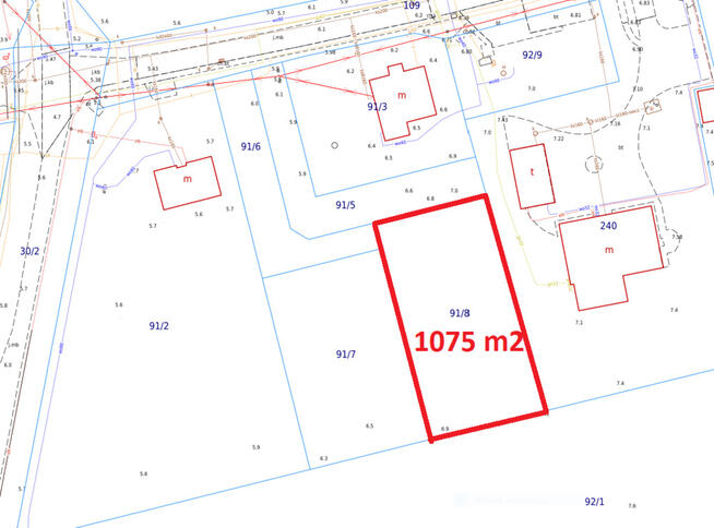 Działka budowlana z mediami Dobiesławiec k. Mścic