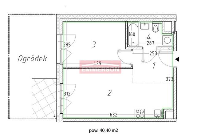 Nowe- 2 pok. z ogródkiem i m. post.- Płaszów