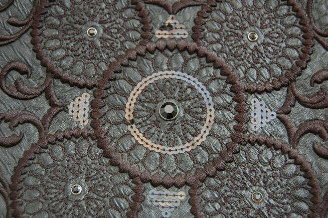 Desigual Majestic Siberia czarna haftowana torebka damska