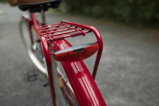 Rower miejski w stylu retro/vintage z koszem, damski 28 cali