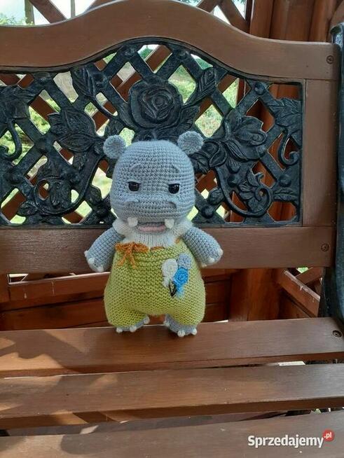 Hipopotam na szydełku