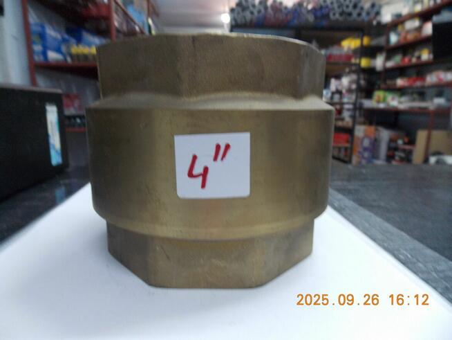 Zawór zwrotny mosiężny z plastikowym grzybkiem