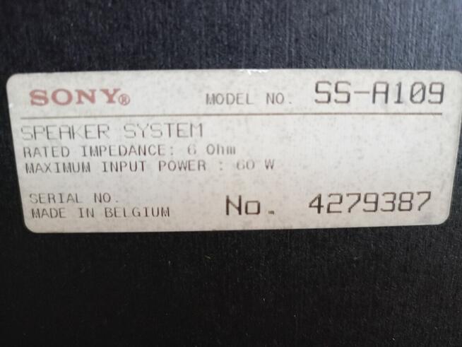 Kolumny SONY 60 Watt 6 Ohm Vintage