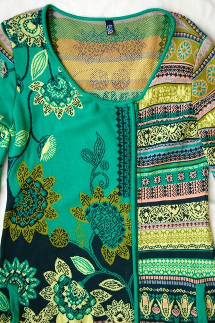 KOOI Knitwear Nowy długi kardigan sweter damski 38 M bawełna