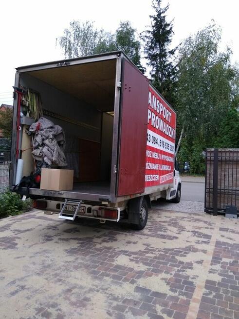 PRZEPROWADZKI TRANSPORT WNOSZENIE MEBLI, ART.BUDOWLANYCH