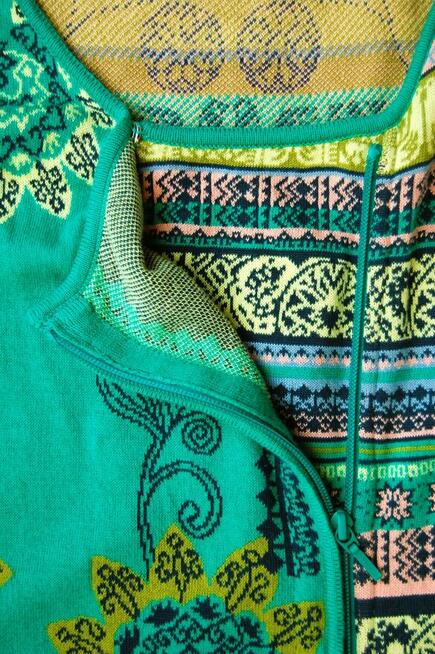 KOOI Knitwear Nowy długi kardigan sweter damski 38 M bawełna