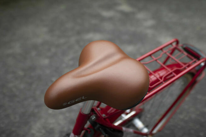 Rower miejski w stylu retro/vintage z koszem, damski 28 cali