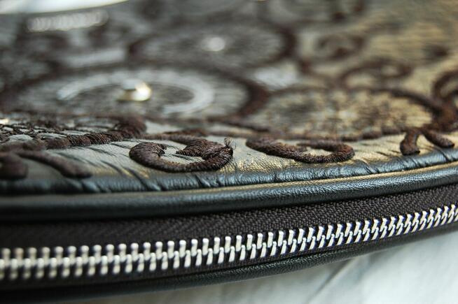 Desigual Majestic Siberia czarna haftowana torebka damska