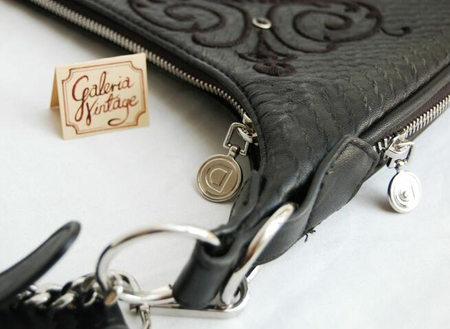 Desigual Majestic Siberia czarna haftowana torebka damska