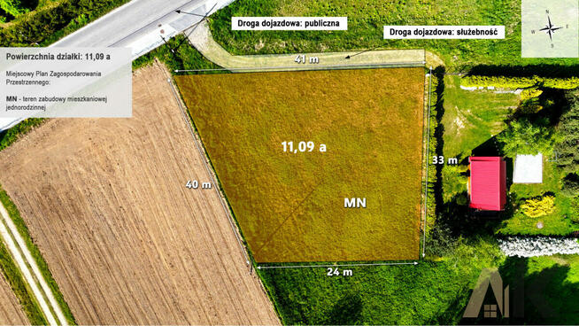 Działka nad Jeziorem Rożnowskim