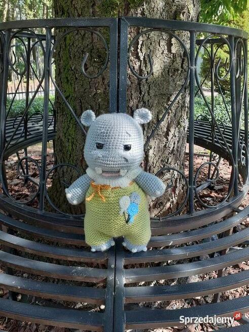 Hipopotam na szydełku