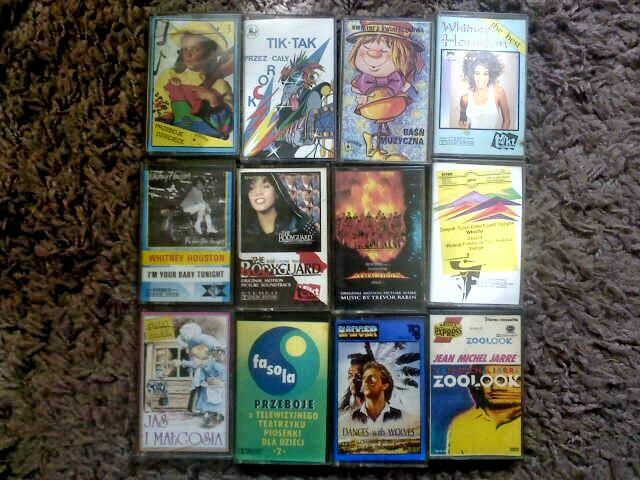 kasety audio z PRL duży zestaw