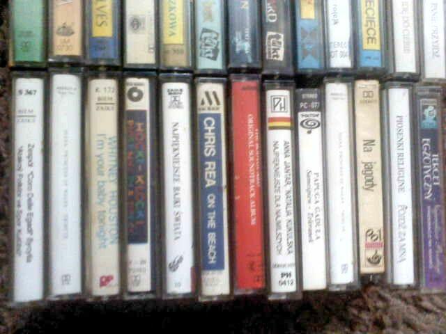 kasety audio z PRL duży zestaw