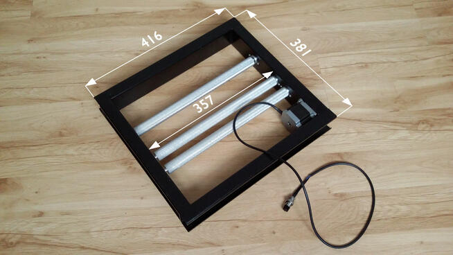 Laser CO2, głowica, przystawka oś obrotowa do plotera, grawe