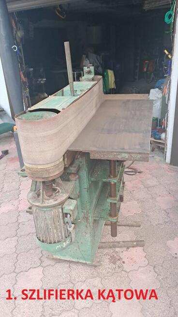 ukośnica, wyrównarka, gilotyna, szlifierka kątowa