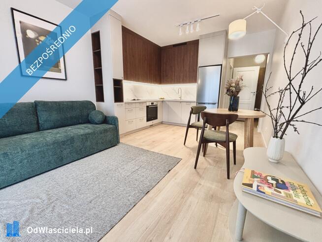 Nowe umeblowane 2 pokoje z dużym balkonem - Park Bagry - Bez prowizji