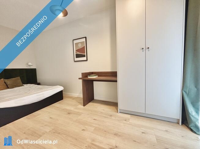 Nowe umeblowane 2 pokoje z dużym balkonem - Park Bagry - Bez prowizji