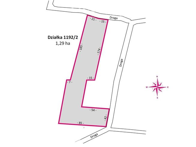 Działka inwestycyjna 1,29h w Świlczy obok szpitala