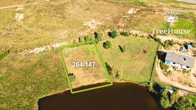 Działka budowlana nad stawem w sercu Mazur!