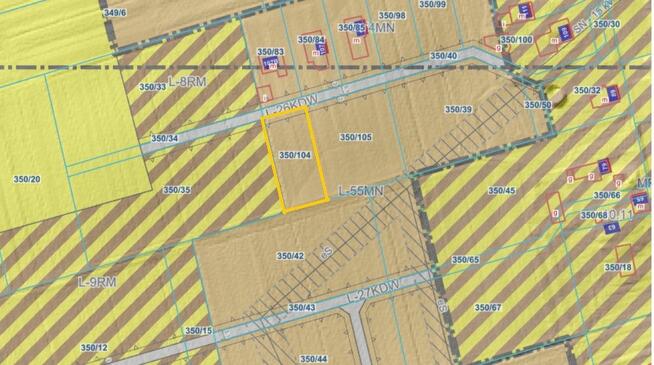 Działka budowlana Jakubowice Konińskie gm. Niemce,