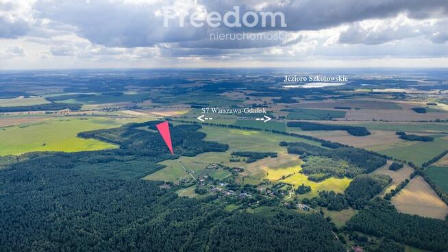 Działka siedliskowa pod lasem Dobrzyń