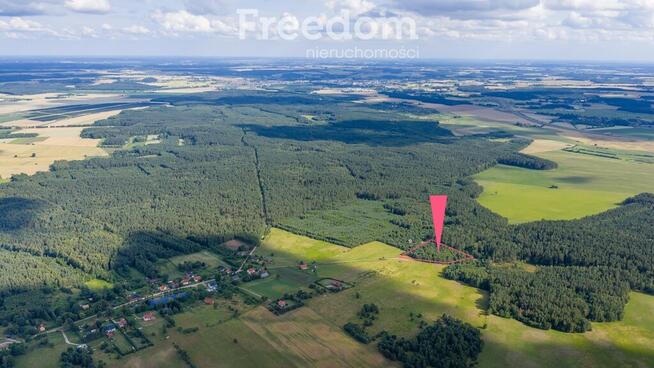 Działka siedliskowa pod lasem Dobrzyń