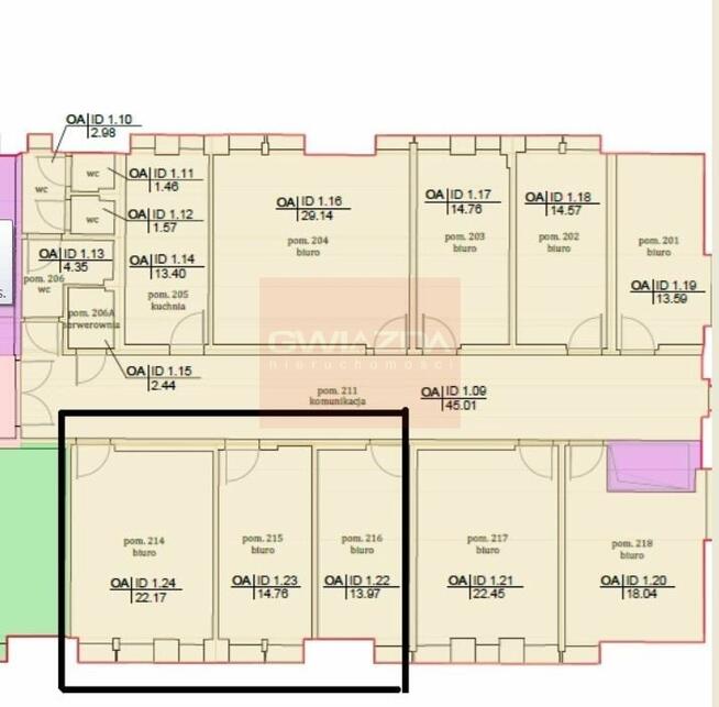 Powierzchnia biurowa Warszawa Śródmieście