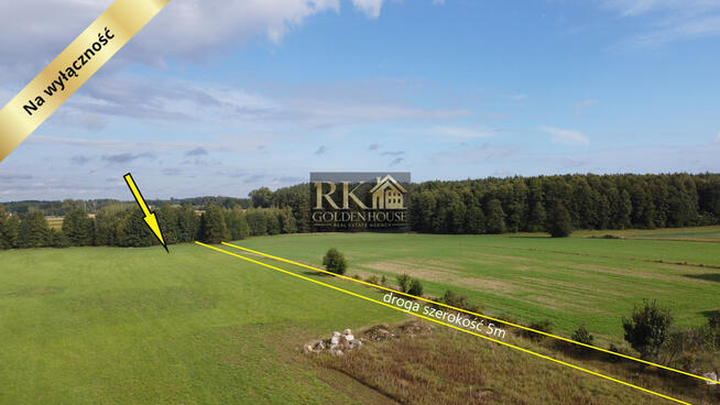 Działka pod lasem na sprzedaż – Bale, gm. Mokobody