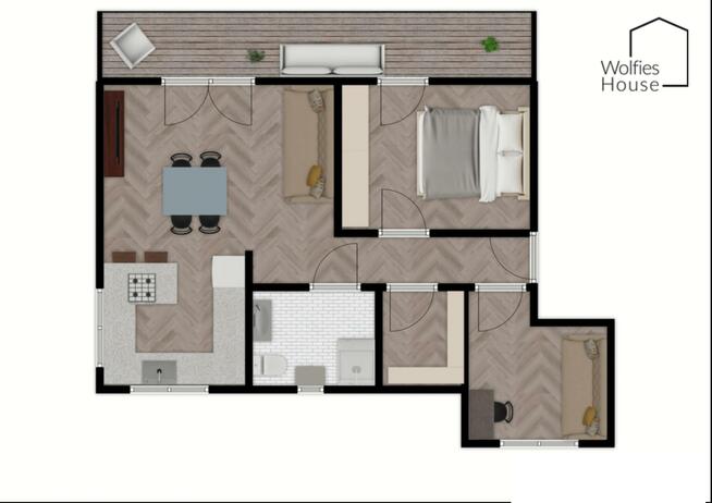 Mieszkanie Czarnochowice gm. Wieliczka