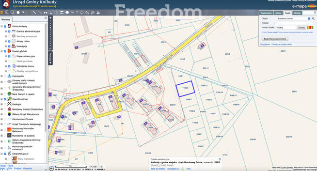 Działki budowlane od 1010 do 1118 m2 / 159m2