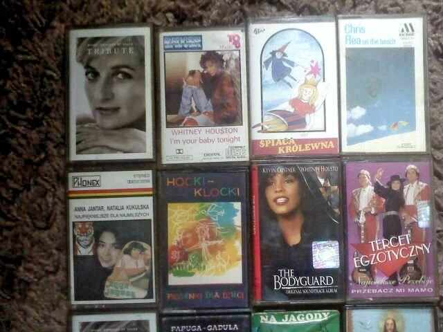 kasety audio z PRL duży zestaw