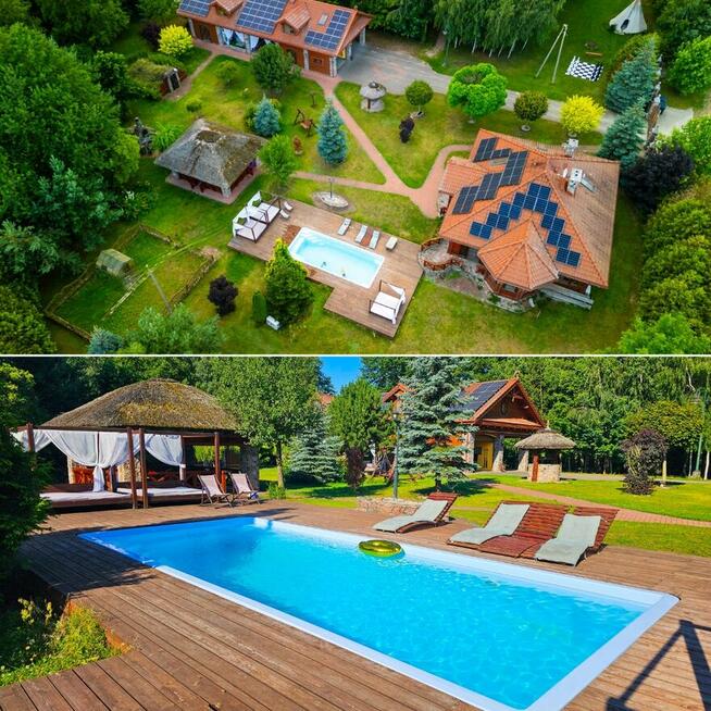 Rezydencja z Basenem - Luksusowe Wczasy - Podlasie