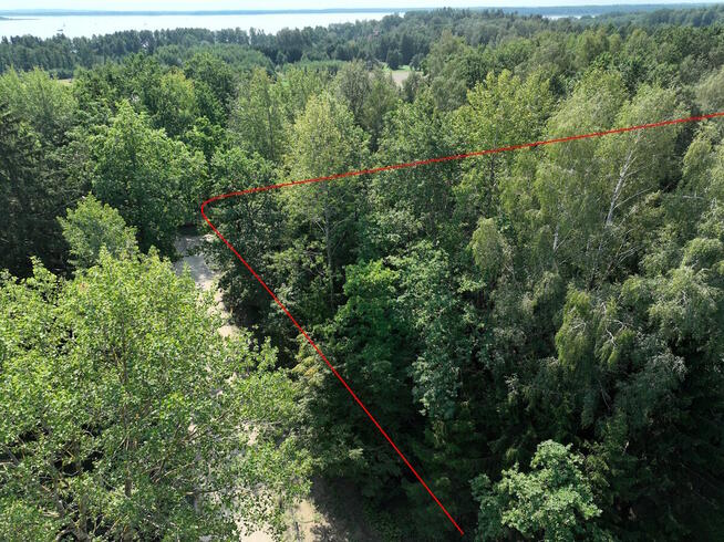 Działki leśne 1,1ha Trygort Mazury 500m do jeziora Mamry