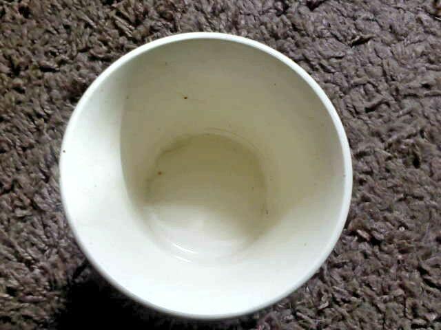 Ceramika fajans Włocławek doniczka