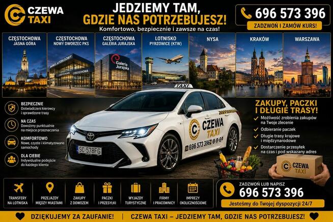 Czewa Taxi Częstochowa
