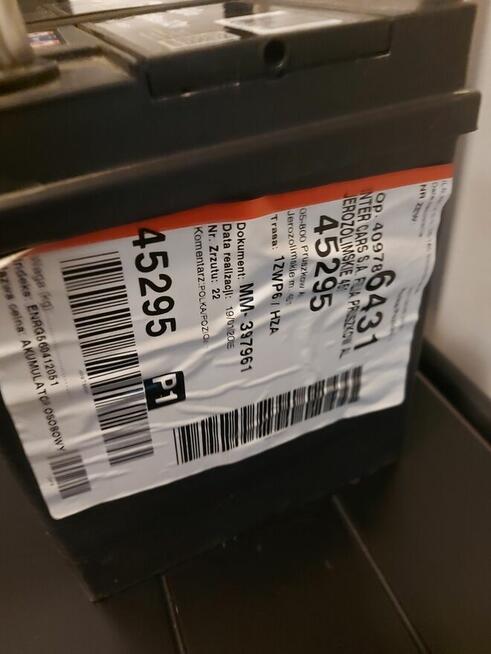 Akumulator ENRG 60Ah 510A 12V (jak nowy / stan bardzo dobry)