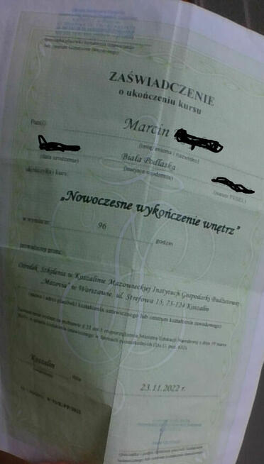 Szukam Pracy w Wykonczeniach Wnertrz