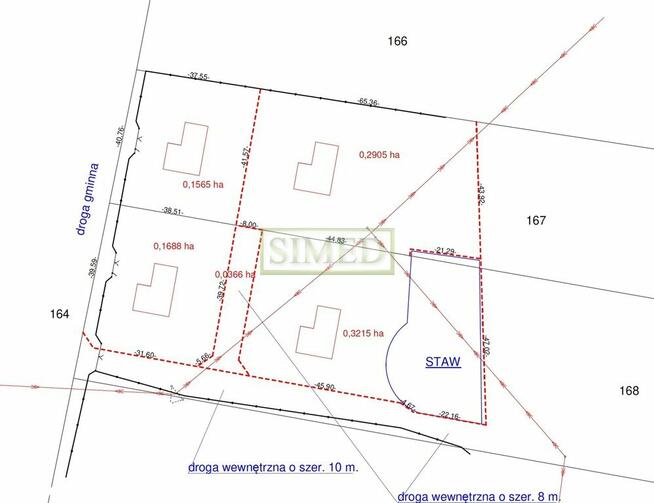 Dostęp do stawu ok 20m,zielony zagajnik .Tułowice