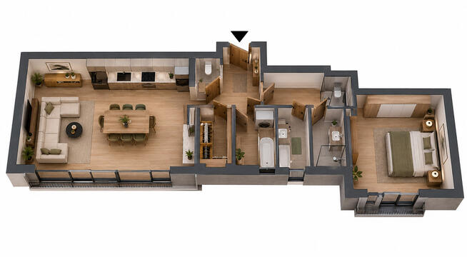 NOWE Mieszkanie 47,38 m2 > ul. Klonowa