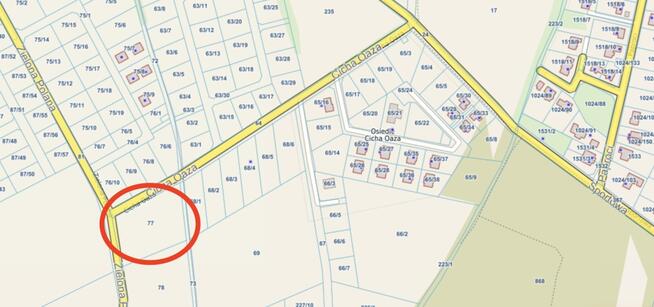 ziałka 5500 m² z WZ na 6 DOMÓW - dla dewelopera