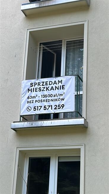 Sprzedam mieszkanie 3-pokojowe z balkonem – 63 m²