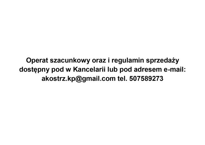 Konkurs syndyka-nieruchomość w miejscowości Grobla
