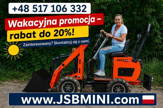 Osprzęt Rolniczy Budowlany + Koparka Ładowarka Wozidło POLSK