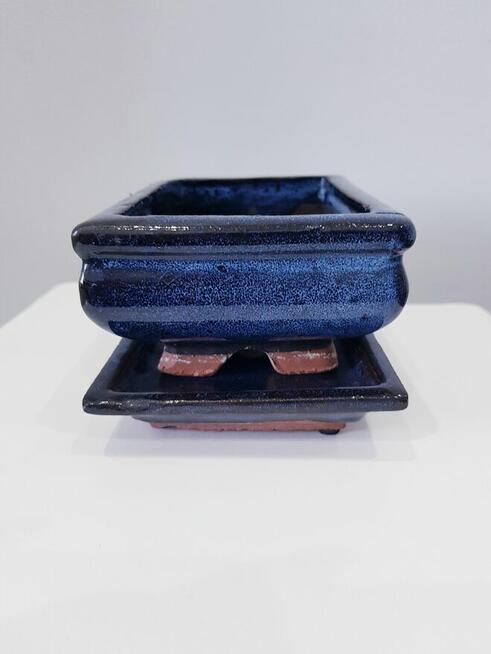 Ceramiczna doniczka z podstawką BONSAI