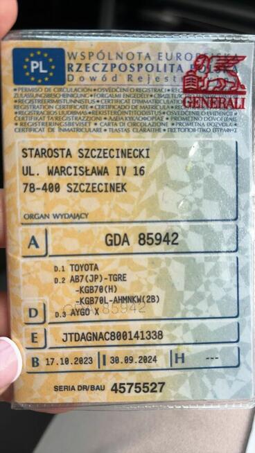 Toyota Aygo X gwarancja