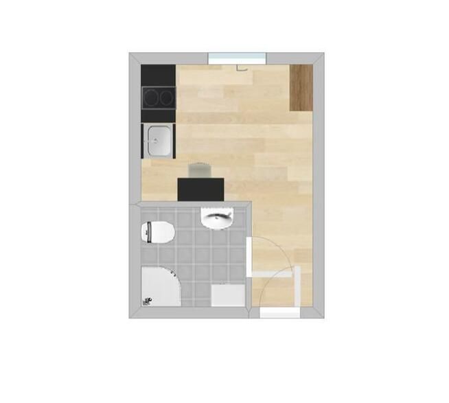 Mielczarskiego 16, Polesie, funkcjonalne studio